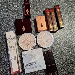 Charlotte Tilbury It Orfa Mac Hollywood Lips Highlighter Foundation Lot